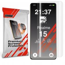 Folie protectie GrizzGlass Hydrofilm compatibila cu Realme 15, Transparent