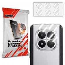 Set 2 protectii camera foto GrizzGlass HybridGlass compatibile cu Xiaomi Poco M8 Pro, Transparent