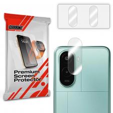 Folii protectie telefoane Xiaomi Poco M7 Plus 5G, Set 2 protectii camera foto GrizzGlass HybridGlass compatibile cu Xiaomi Poco M7 Plus 5G, Transparent, lerato.ro