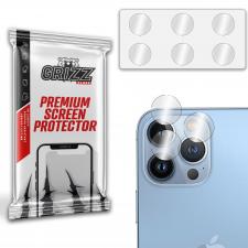 Set de 2 protectii camera foto GrizzGlass HybridGlass compatibile cu iPhone 15 Pro, Transparent