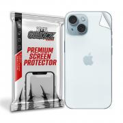 Folie protectie pentru spatele telefonului GrizzGlass SatinSkin compatibila cu iPhone 15 Plus, Transparent