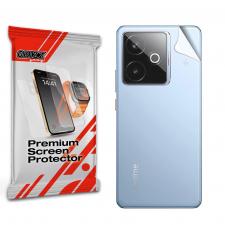 Folii protectie Realme GT7, Folie protectie pentru spatele telefonului GrizzGlass SatinSkin compatibila cu Realme GT7, Transparent, lerato.ro