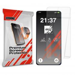Folie sticla hibrid GrizzGlass HybridGlass compatibila cu Realme GT7, Transparent