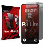 Folie sticla securizata GrizzGlass SecretGlass Privacy compatibila cu Realme P3 Lite, Negru 2 - lerato.ro