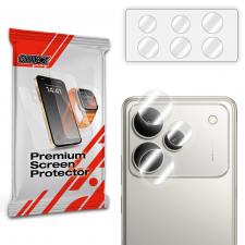 Folii protectie Realme P4 5G, Set 2 protectii camera foto GrizzGlass HybridGlass compatibile cu Realme P4 5G, Transparent, lerato.ro