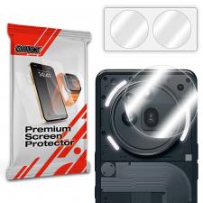 Set 2 protectii camera foto GrizzGlass HybridGlass compatibile cu Nothing Phone (3a) Pro, Transparent