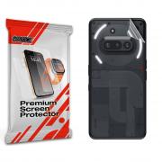 Folie protectie pentru spatele telefonului GrizzGlass SatinSkin compatibila cu Nothing Phone (3a), Transparent