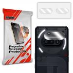 Set 2 protectii camera foto GrizzGlass HybridGlass compatibile cu Nothing Phone (3a), Transparent 2 - lerato.ro