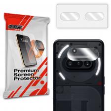Set 2 protectii camera foto GrizzGlass HybridGlass compatibile cu Nothing Phone (3a), Transparent