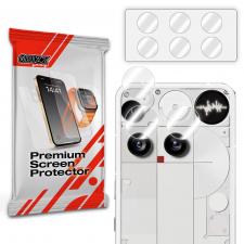 Set 2 protectii camera foto GrizzGlass HybridGlass compatibile cu Nothing Phone (3), Transparent