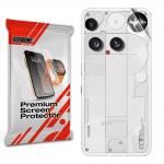 Folie protectie pentru spatele telefonului GrizzGlass SatinSkin compatibila cu Nothing Phone (3), Transparent 2 - lerato.ro