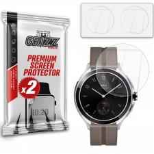 Set 2 folii sticla securizata GrizzGlass HybridGlass compatibile cu Xiaomi Watch 2 Pro, Transparent