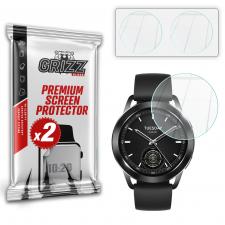 Set 2 folii sticla securizata GrizzGlass HybridGlass compatibile cu Xiaomi Watch S3, Transparent
