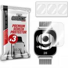 Set 3 folii protectie GrizzGlass Hydrofilm compatibile cu Xiaomi Redmi Watch 4, Transparent