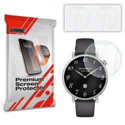 Set 2 folii sticla hibrid GrizzGlass HybridGlass compatibile cu Xiaomi Watch S4 41mm, Transparent