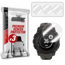 Set 3 folii protectie GrizzGlass Hydrofilm compatibile cu Garmin Instinct E 40mm, Transparent