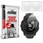 Set 2 folii protectie GrizzGlass CeramicFilm  compatibile cu Garmin Instinct E 40mm, Transparent 2 - lerato.ro