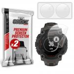 Set 2 folii protectie GrizzGlass CeramicFilm  compatibile cu Garmin Instinct E 45mm, Transparent 2 - lerato.ro