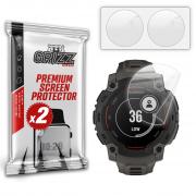 Set 2 folii protectie GrizzGlass CeramicFilm  compatibile cu Garmin Instinct E 45mm, Transparent