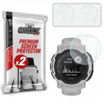 Set 2 folii sticla securizata GrizzGlass HybridGlass compatibile cu Garmin Instinct 2 45mm, Transparent 2 - lerato.ro