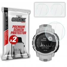 Set 2 folii sticla securizata GrizzGlass HybridGlass compatibile cu Garmin Instinct 2S 40mm, Transparent