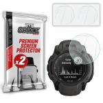 Set 2 folii sticla securizata GrizzGlass HybridGlass compatibile cu Garmin Instinct 2X 50mm, Transparent 2 - lerato.ro