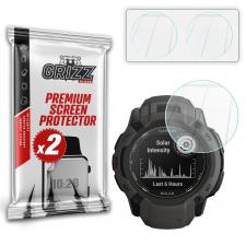 Set 2 folii sticla securizata GrizzGlass HybridGlass compatibile cu Garmin Instinct 2X 50mm, Transparent