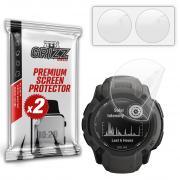 Set 2 folii protectie GrizzGlass CeramicFilm  compatibile cu Garmin Instinct 2X 50mm, Transparent