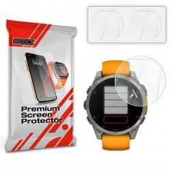 Set 2 folii sticla hibrid GrizzGlass HybridGlass compatibile cu Garmin Fenix 8 Pro, Transparent