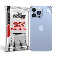 Folie protectie pentru spatele telefonului GrizzGlass SatinSkin compatibila cu iPhone 14 Pro, Transparent