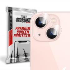 Set de 2 protectii camera foto GrizzGlass HybridGlass compatibile cu iPhone 14, Transparent