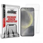 Folie sticla securizata GrizzGlass HybridGlass compatibila cu Samsung Galaxy S24, Transparent 2 - lerato.ro