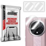Set 2 protectii camera foto GrizzGlass HybridGlass compatibile cu Oppo A3 Pro, Transparent