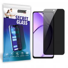 Folie sticla securizata GrizzGlass SecretGlass Privacy compatibila cu Oppo A3 4G, Negru