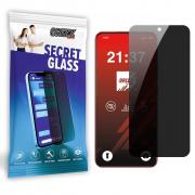 Folie sticla securizata GrizzGlass SecretGlass Privacy compatibila cu Oppo A5 Pro, Negru