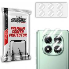 Set 2 protectii camera foto GrizzGlass HybridGlass compatibile cu Xiaomi Poco X7, Transparent