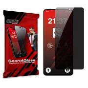 Folie sticla securizata GrizzGlass SecretGlass Privacy compatibila cu Xiaomi Poco C71, Negru