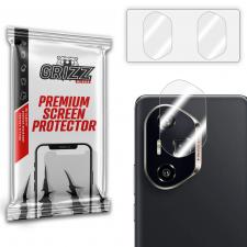 Set 2 folii sticla securizata camera foto GrizzGlass HybridGlass compatibila cu Honor 300 Ultra, Transparent
