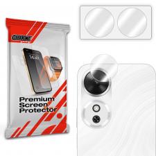 Set 2 folii sticla securizata camera foto GrizzGlass HybridGlass compatibila cu Honor Play 60, Transparent