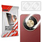 Set de 2 protectii camera foto GrizzGlass HybridGlass compatibile cu Honor X70, Transparent 2 - lerato.ro