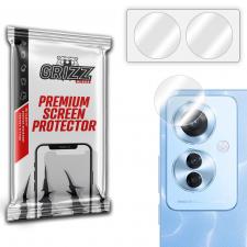 Set 2 protectii camera foto GrizzGlass HybridGlass compatibile cu Oppo F25 Pro, Transparent