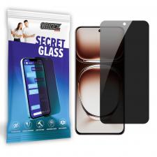 Folie sticla securizata GrizzGlass SecretGlass Privacy compatibila cu Oppo Reno 12, Negru