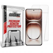 Folie sticla securizata GrizzGlass HybridGlass compatibila cu Oppo Reno 12, Transparent