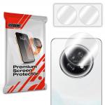 Set 2 protectii camera foto GrizzGlass HybridGlass compatibile cu Oppo F31 Pro Plus 5G, Transparent 2 - lerato.ro
