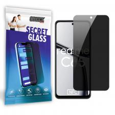 Folie sticla securizata GrizzGlass SecretGlass Privacy compatibila cu Realme C65, Negru