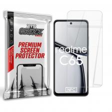 Folie sticla securizata GrizzGlass HybridGlass compatibila cu Realme C65, Transparent