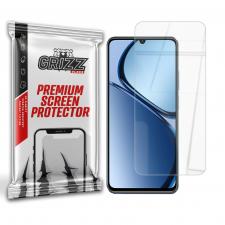 Folie sticla securizata GrizzGlass HybridGlass compatibila cu Realme C63, Transparent