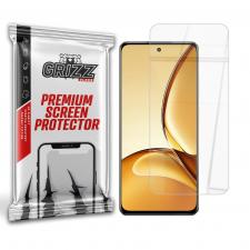 Folie sticla securizata GrizzGlass HybridGlass compatibila cu Realme C63 5G, Transparent