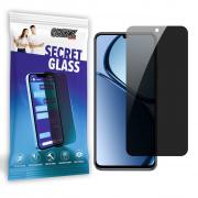 Folie sticla securizata GrizzGlass SecretGlass Privacy compatibila cu Realme C63, Negru