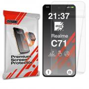 Folie sticla securizata GrizzGlass HybridGlass compatibila cu Realme C71, Transparent